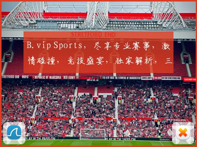 B.vip Sports，尽享专业赛事，激情碰撞，竞技盛宴，独家解析，三重福利，等你来战